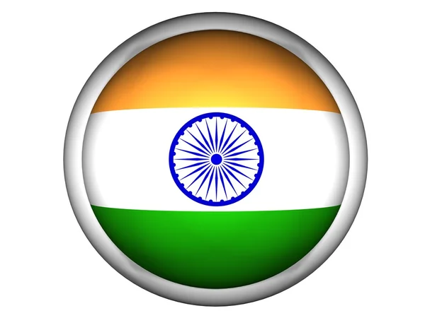 Государственный флаг Индии — стоковое фото