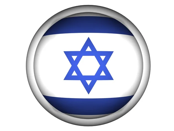 National Flag of Israel — Stock Photo, Image