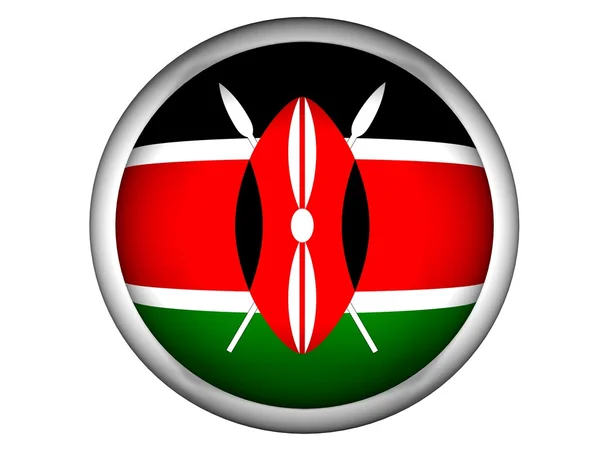 Nationale vlag van Kenia — Stockfoto