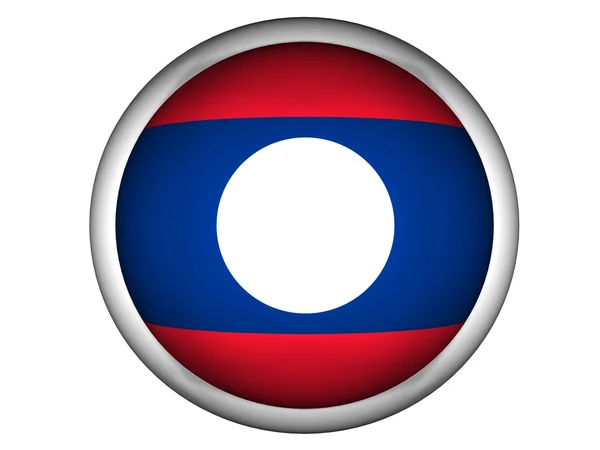 National Flag of Laos — Stock Photo, Image