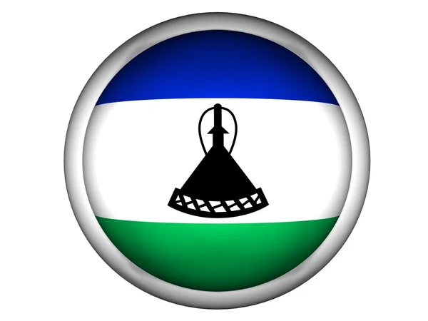 Bandiera nazionale del Lesotho — Foto Stock