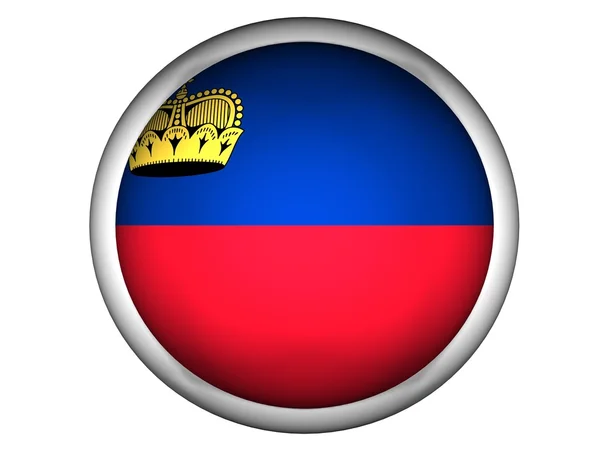 National Flag of Liechtenstein — Stock Photo, Image