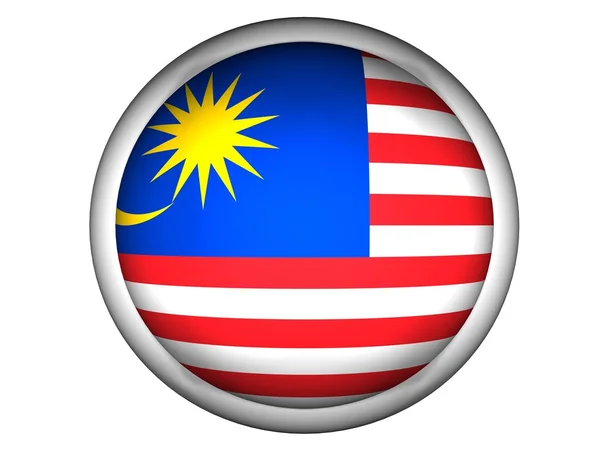 Bendera Nasional Malaysia — Stok Foto