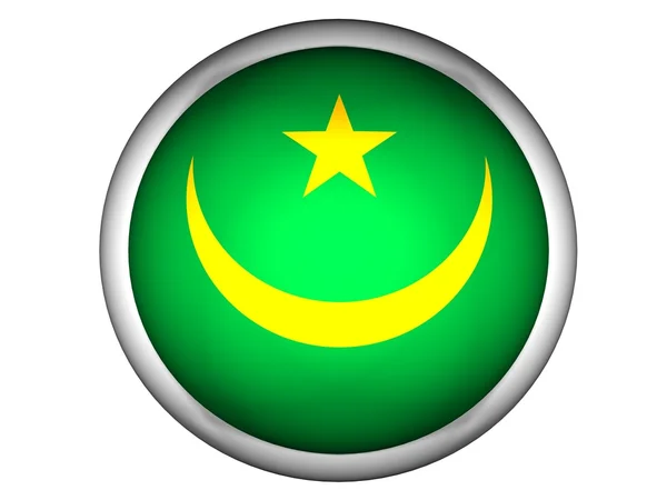 National Flag of Mauritania — Stock Photo, Image