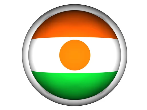 Nationalflagge von Niger — Stockfoto