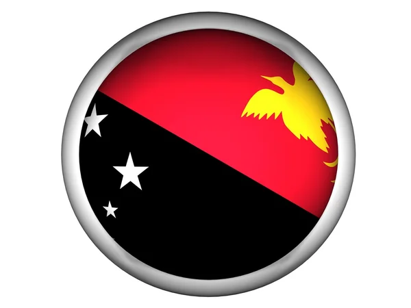 National Flag of Papua New Guinea — Stock Photo, Image