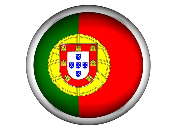 Bandiera nazionale del Portogallo — Foto Stock