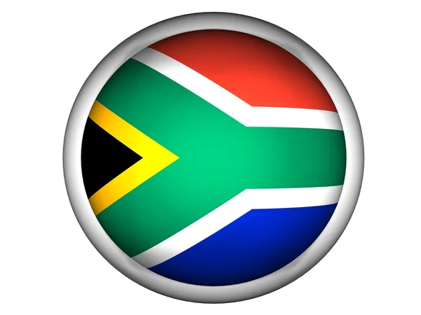 National Flag of South Africa — Stock Photo, Image
