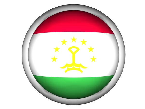 National Flag of Tajikistan — Stock Photo, Image