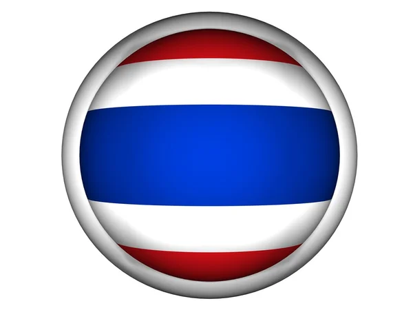 National Flag of Thailand — Stock Photo, Image