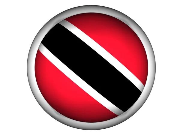 Státní vlajka na Trinidadu a Tobagu — Stock fotografie