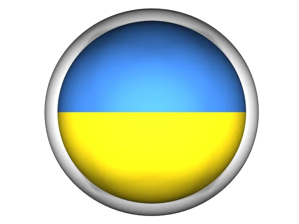 Nationale vlag van Oekraïne — Stockfoto