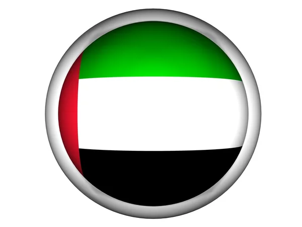 National Flag of United Arab Emirates — Stock Photo, Image