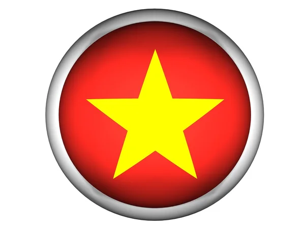 Государственный флаг Вьетнама — стоковое фото