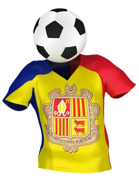 Fotbalový tým Andorry | Všechny týmy — Stock fotografie