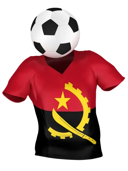 Футбольная команда Анголы — стоковое фото