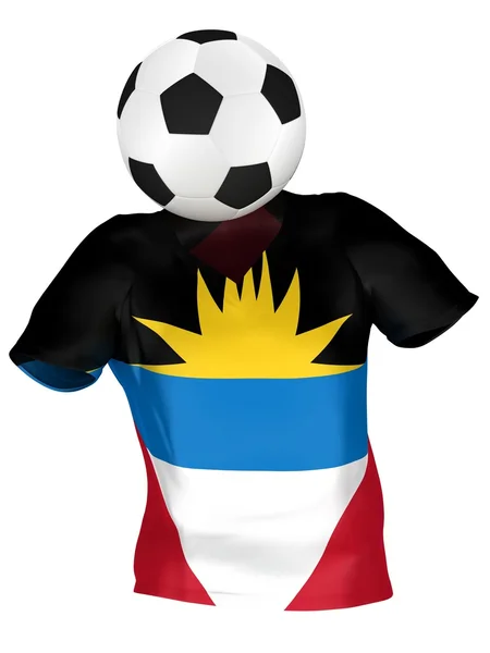 Soccer Team of Antigua and Barbuda — Stock Photo, Image