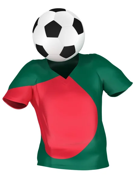 孟加拉国足球队 |所有团队 — 图库照片