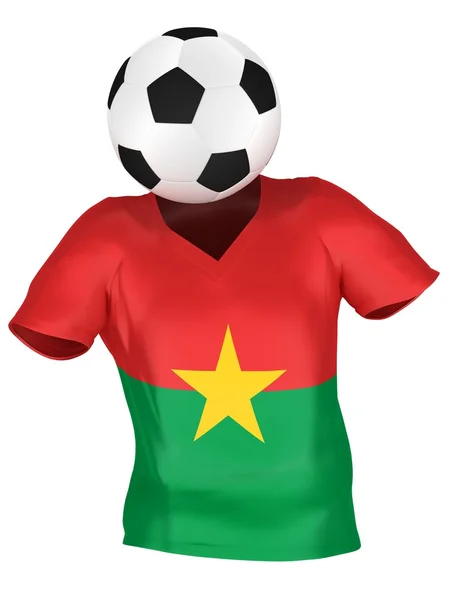 Drużyna piłki nożnej z Burkina Faso | Wszystkie zespoły — Zdjęcie stockowe