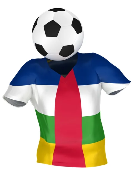 Het voetbalteam van de Centraal-Afrikaanse Republiek — Stockfoto