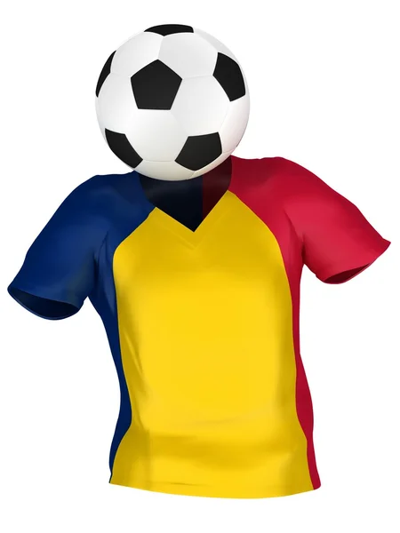 Equipo de Fútbol de Chad jalá Todos los equipos —  Fotos de Stock