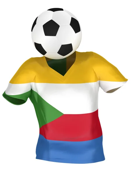 Equipo de Fútbol de Comoras — Foto de Stock