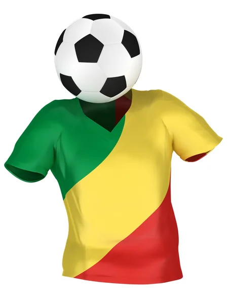 Soccer Team of Congo Republic — Stock Photo, Image