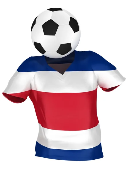 Fotbalový tým Kostarika | Všechny týmy — Stock fotografie