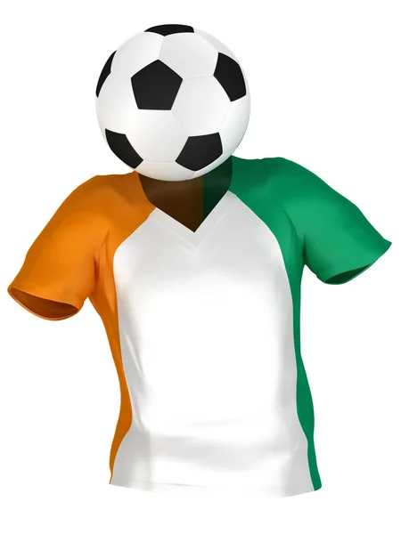 Fotboll Team av Elfenbenskusten — Stockfoto