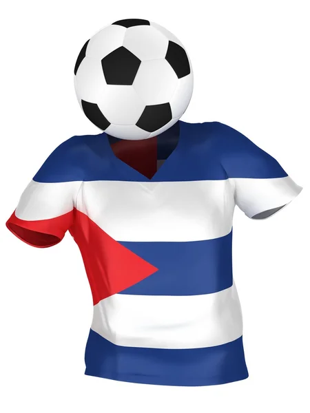 Equipo de Fútbol de CubaTodos los Equipos — Foto de Stock