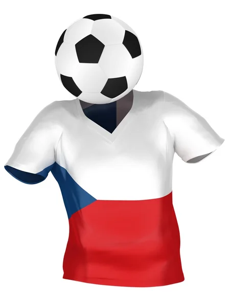 チェコ共和国のサッカーのチーム |すべてのチームします。 — ストック写真