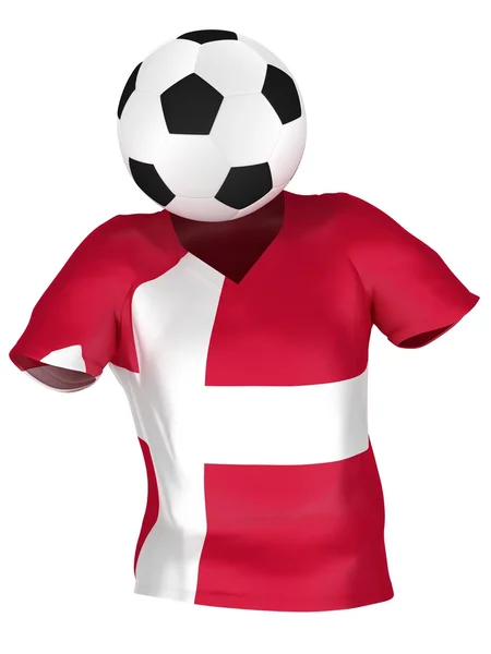 Футбольная сборная Дании по футболу — стоковое фото