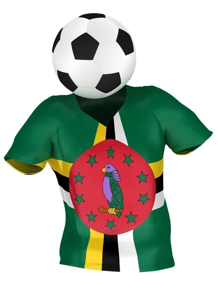 Equipo de Fútbol de Dominica jalá Todos los Equipos — Foto de Stock