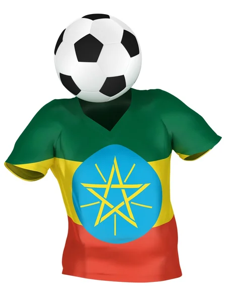 Fotbalový tým z Etiopie | Všechny týmy — Stock fotografie