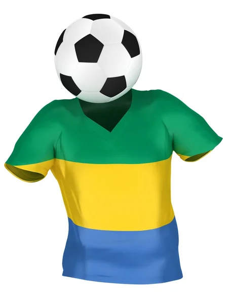 Equipo de Fútbol de Gabón jalá Todos los Equipos — Foto de Stock