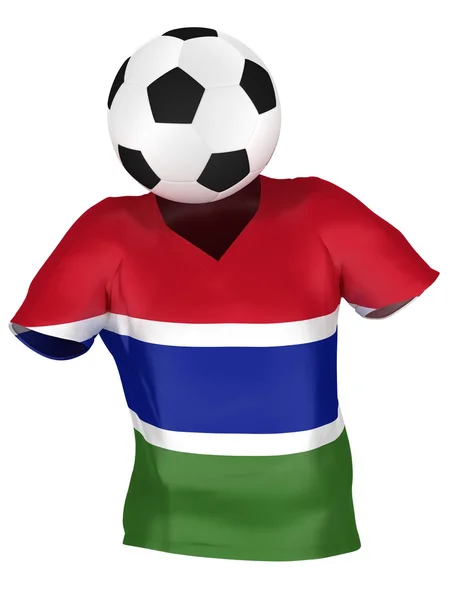 Soccer Team of Gambia | All Teams — Stock Photo, Image