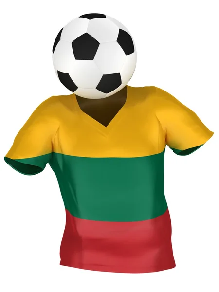 Футбольная сборная Литвы по футболу — стоковое фото
