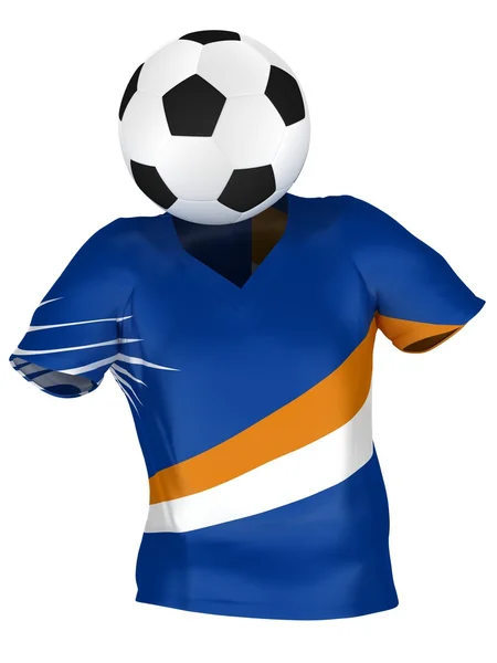 Soccer Team of Marshall Islands — Stock Photo, Image