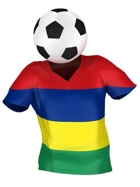 Soccer Team of Mauritius | All Teams — Stock Photo, Image