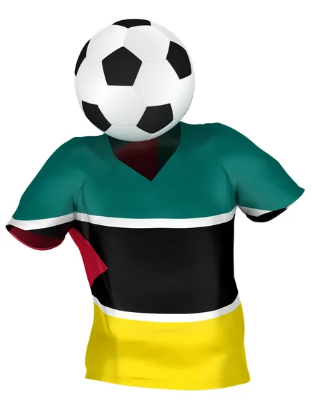 Fußballmannschaft von Mosambik | alle Mannschaften — Stockfoto