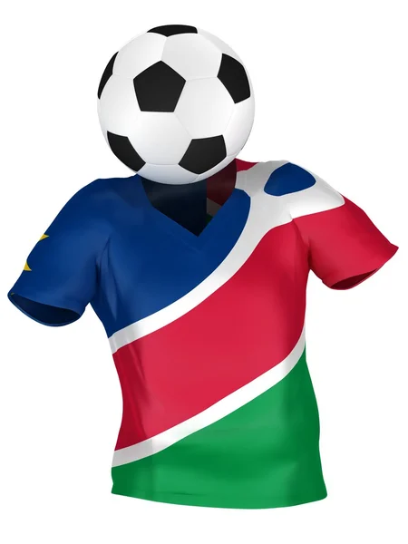 Piłka nożna zespołu Namibii | Wszystkie zespoły — Zdjęcie stockowe