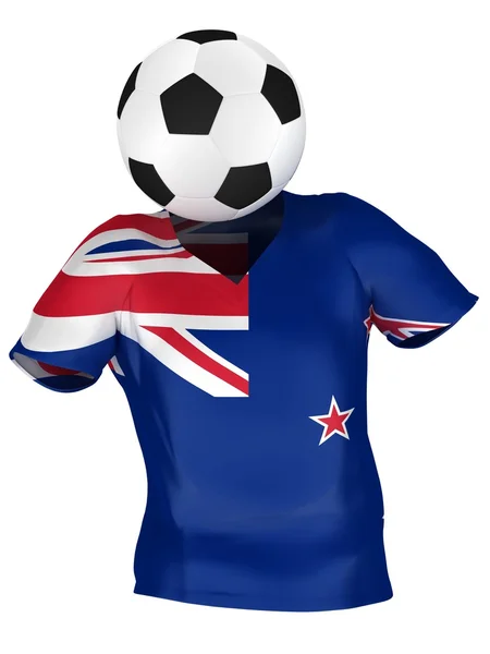 Футбольная команда Новой Зеландии по футболу — стоковое фото