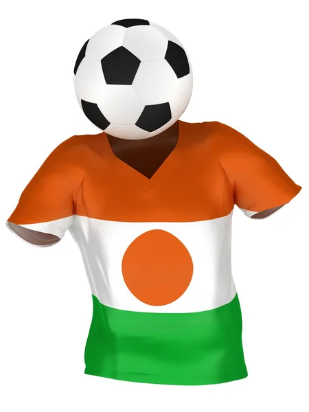Equipa de Futebol do Níger em todas as equipas — Fotografia de Stock