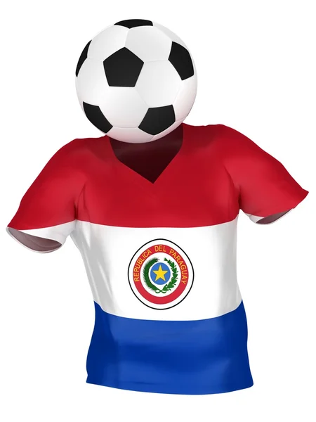 Piłka nożna drużyna Paragwaju | Wszystkie zespoły — Zdjęcie stockowe