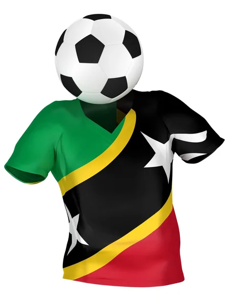 stock image Soccer Team of Saint Kitts and Nevis