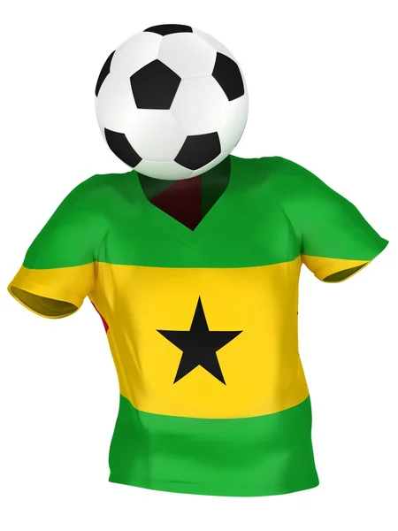 Футбольная команда Сан-Томе и Принсипи — стоковое фото