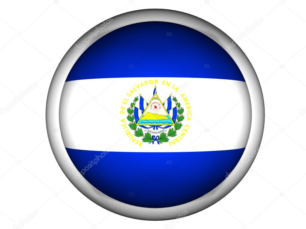 National Flag of El Salvador — Stock Photo © megastocker #2585416