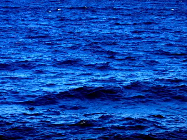 Mavi denizde küçük dalgalar