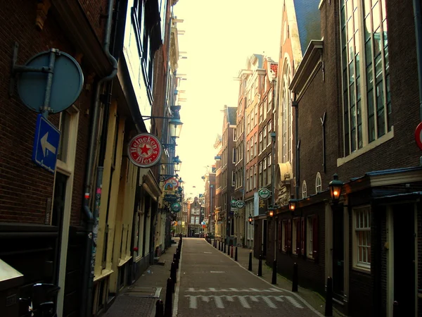 Αμστερνταμ πρωί Εικόνα Αρχείου