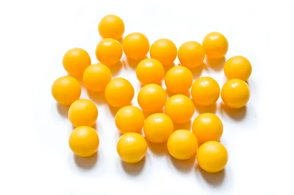 Красивые желтые шарики Стоковое Изображение